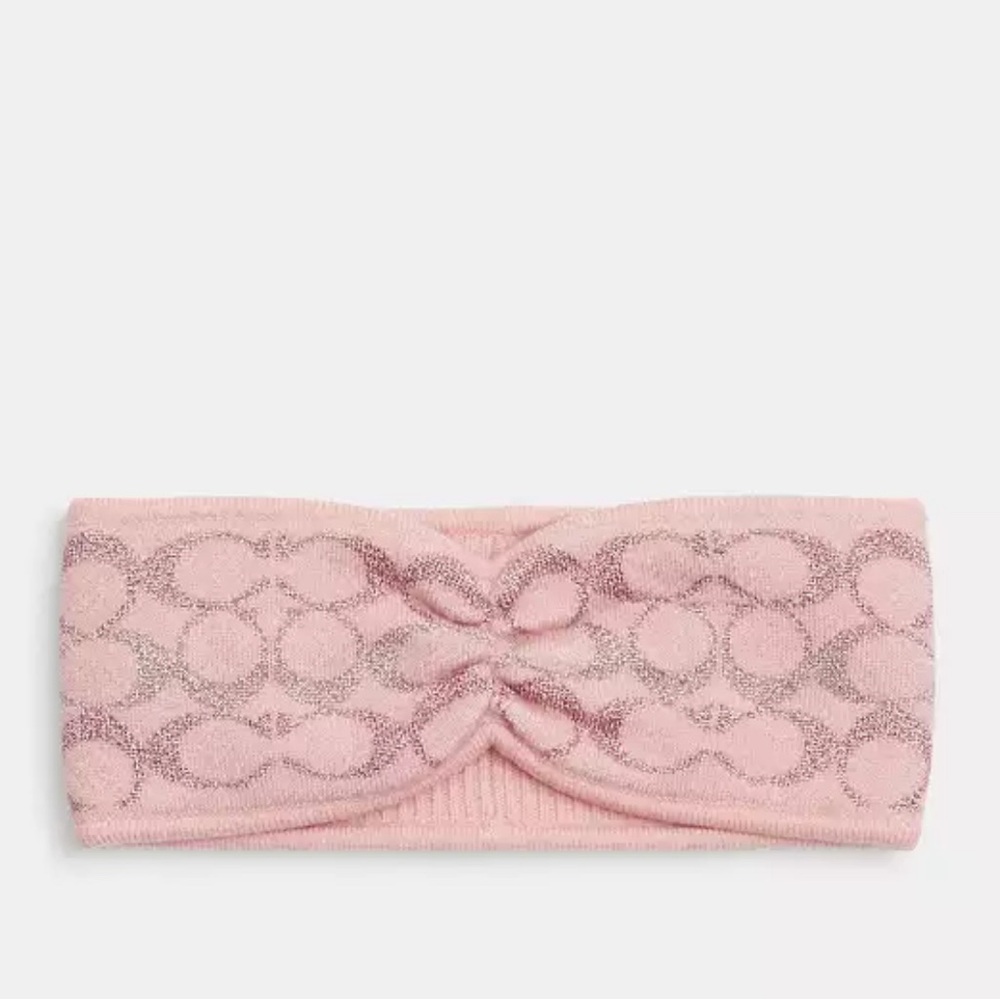 Pink Coach headband